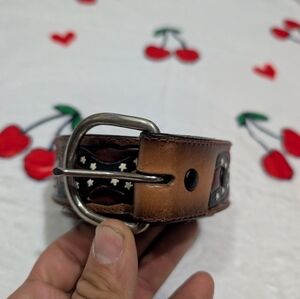 Double s belt collection rebel flag Size 36